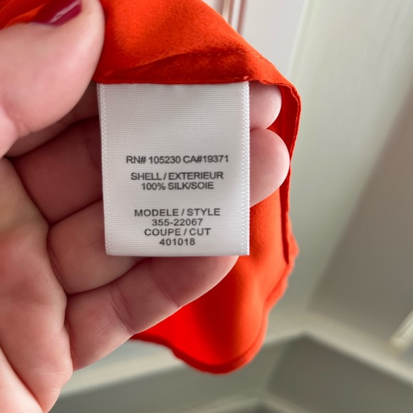 Joie V-neck Silk Top - Picture 7 of 7